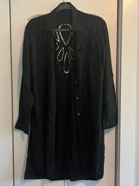 🔥🔥 ViX by Paula Hermanny embroidered swim cover-up :: SMALL 🔥🔥